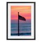Stupell Industries USA Flag Against Sunset Framed Print Under Glass, design by Jeff Poe Photography